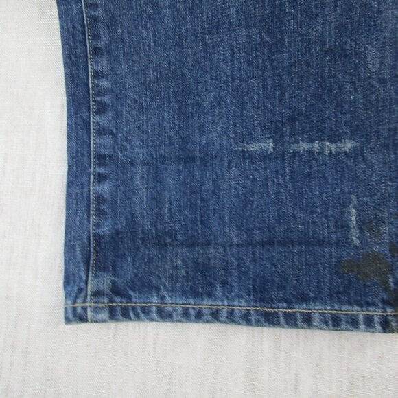 Vintage Polo Ralph Lauren Jeans Mens 34x32 Blue‎ Denim Straight Leg Relaxed Fit - Picture 6 of 12